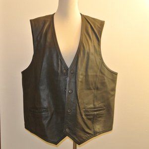 Men's Wilson Leather Biker Vest